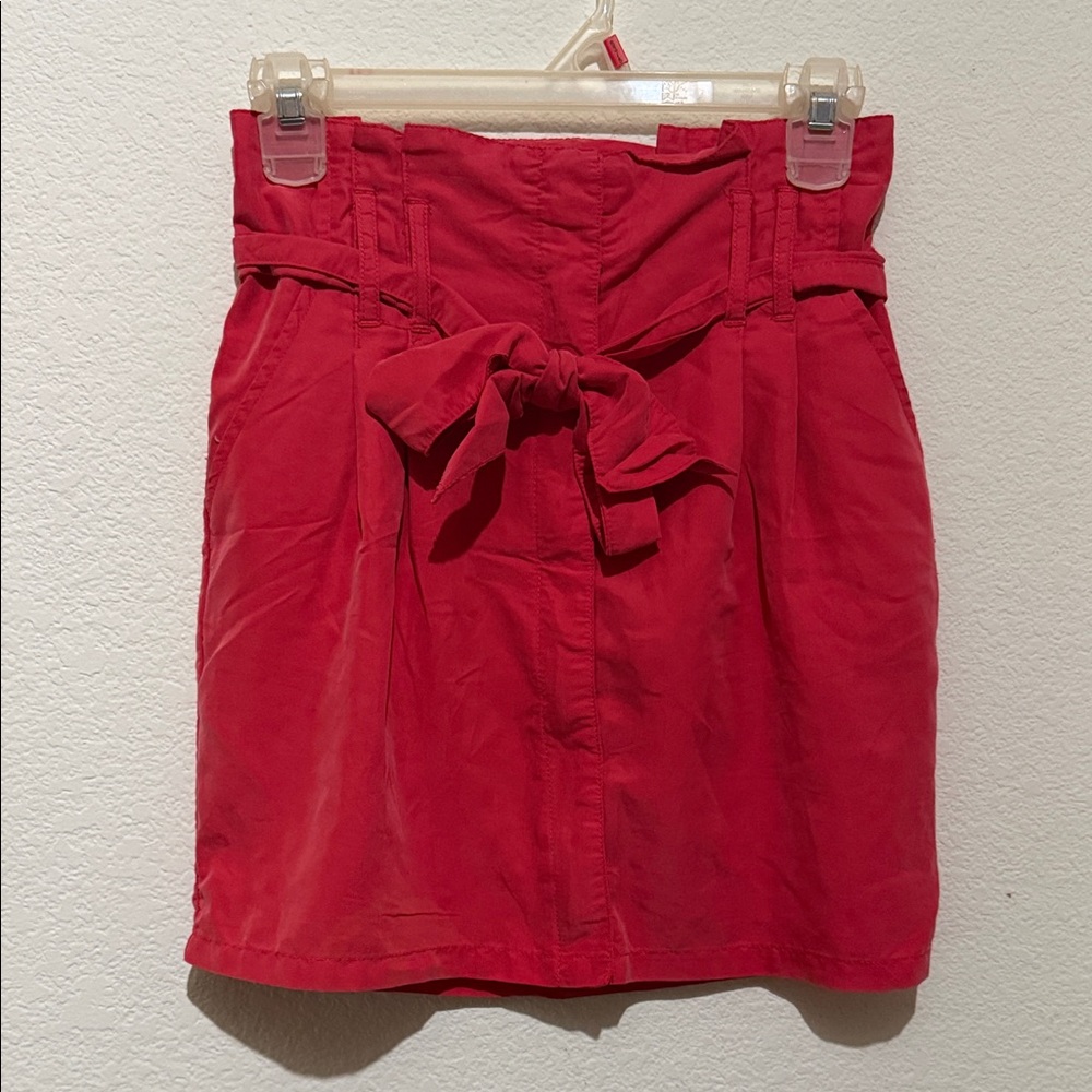 Rust Bow-Tie Women's Skirt